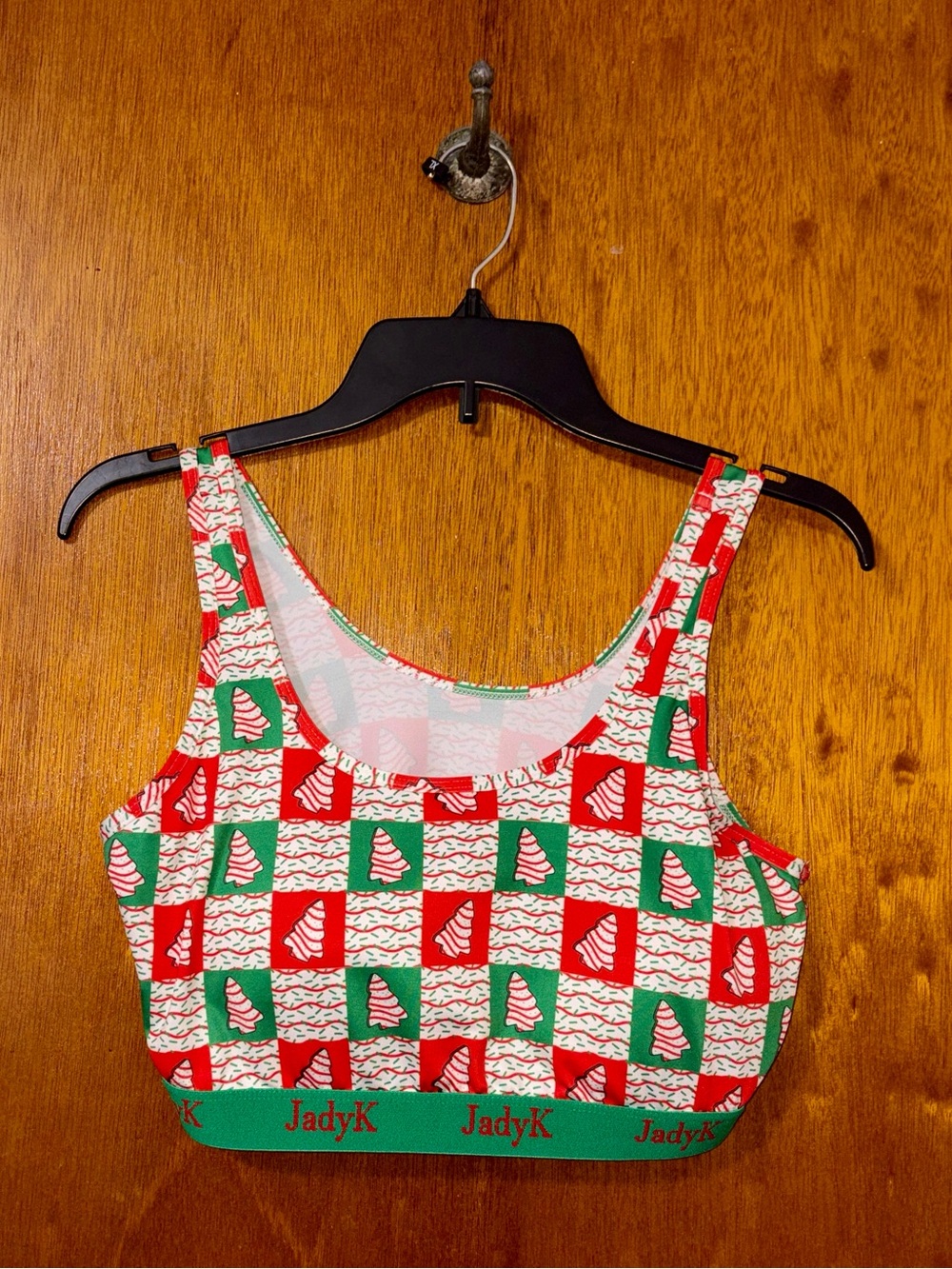 JadyK Holiday Cake Sports Bra